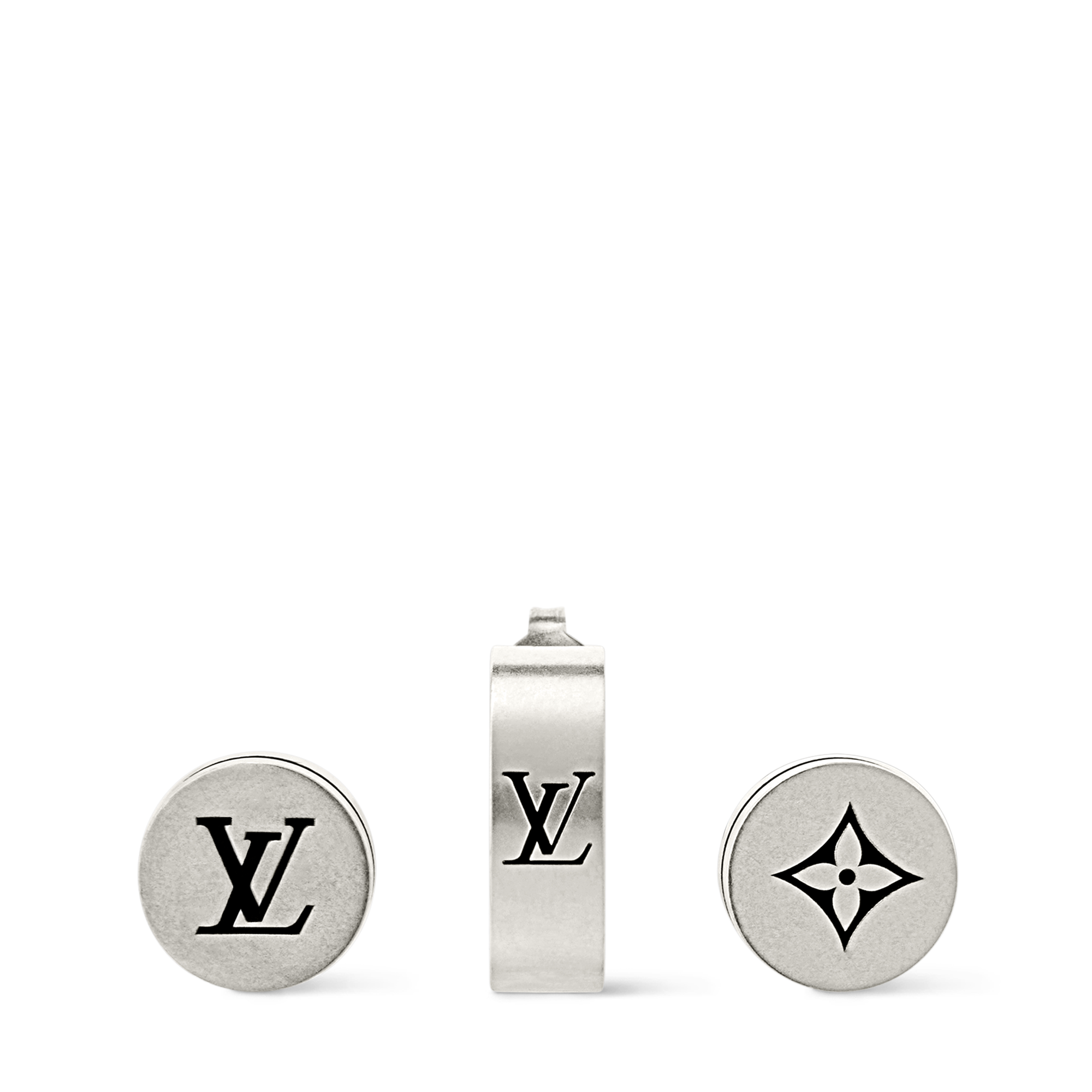 LOUIS VUITTON LVロゴピアス LV Tailor Earrings - Luxury S00 Silver | LOUIS VUITTON